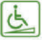 Icono verde: Accesible