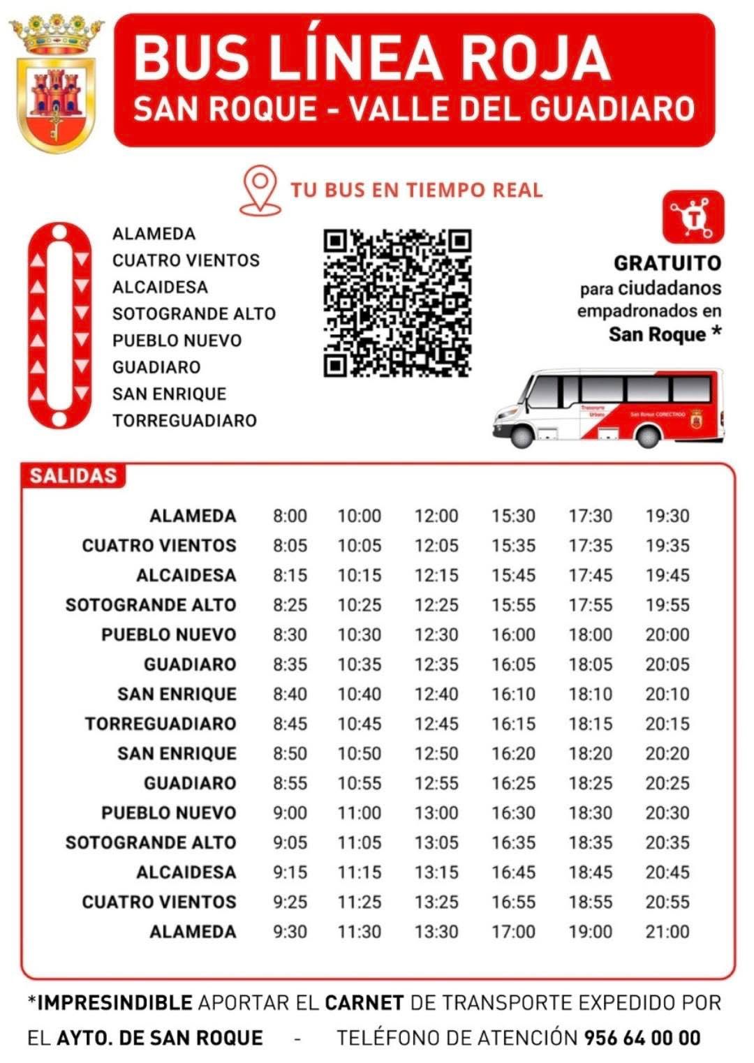 Horarios bus